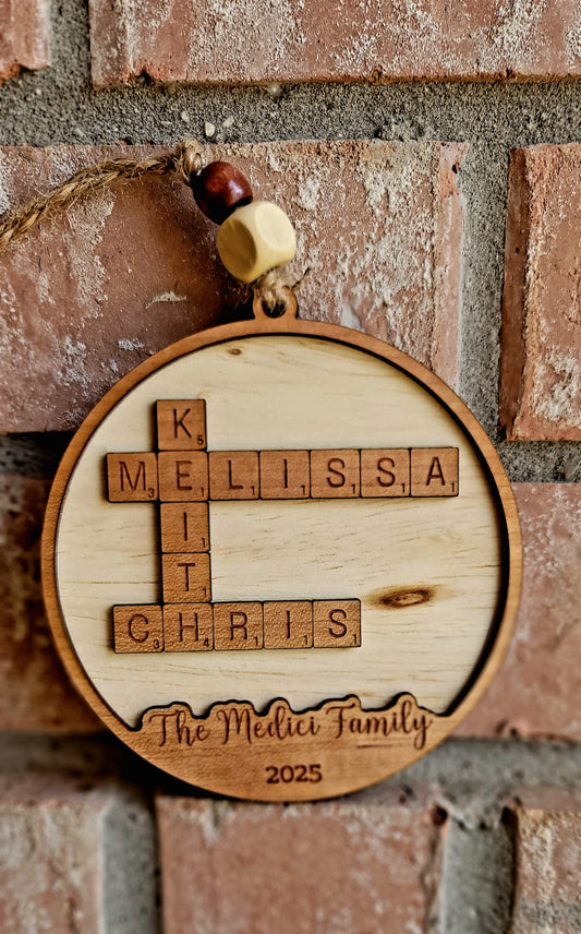 Family Name Ornament