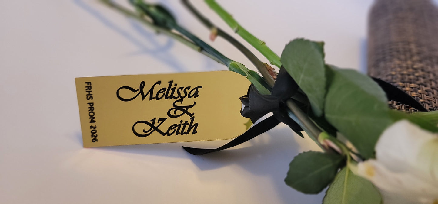 Bouquet Charm for Prom or Wedding