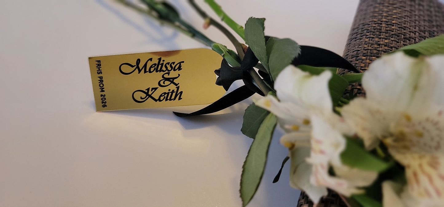 Bouquet Charm for Prom or Wedding