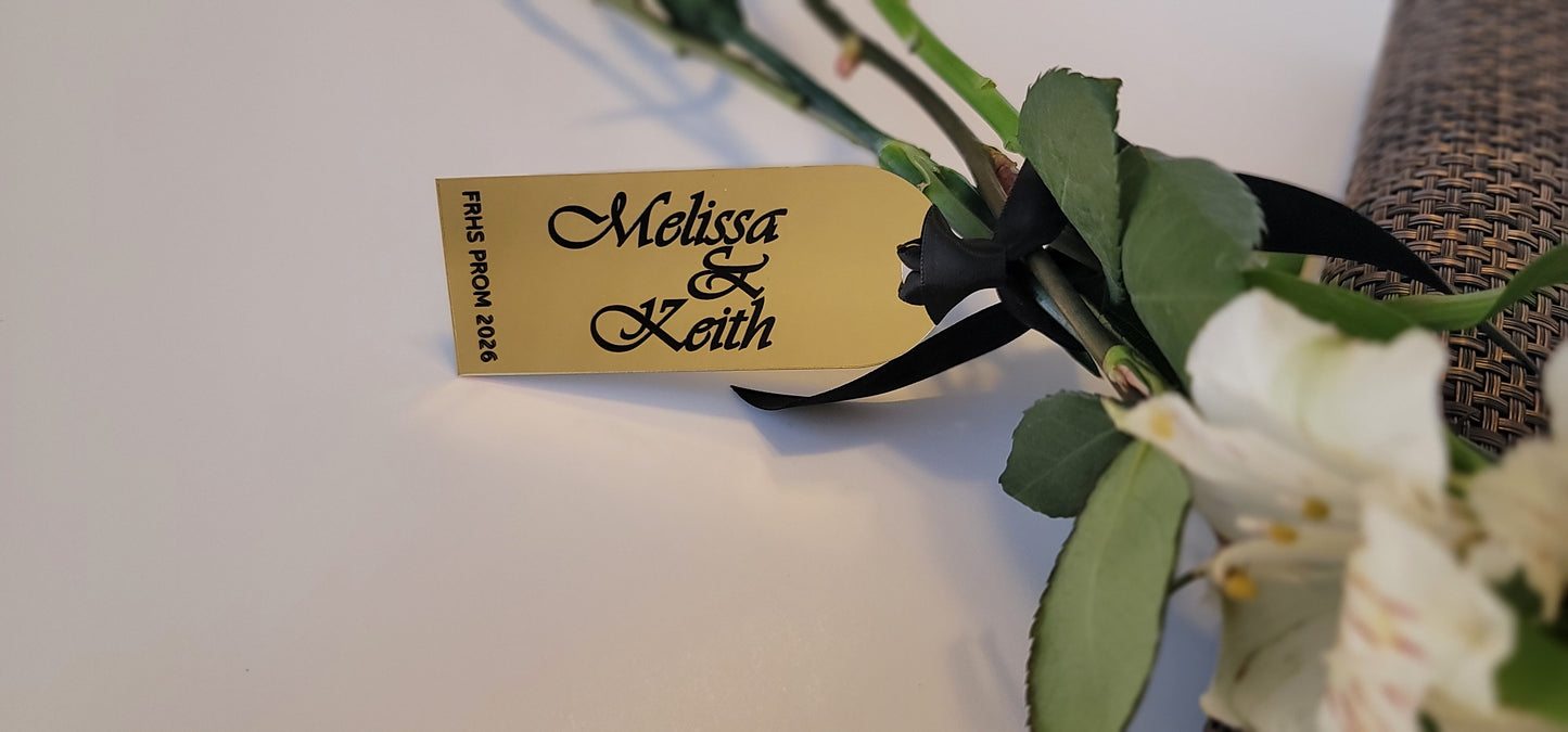 Bouquet Charm for Prom or Wedding