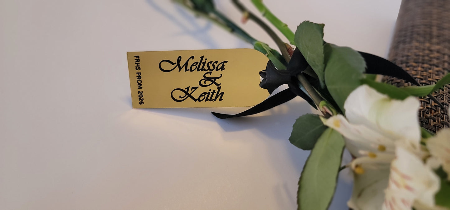 Bouquet Charm for Prom or Wedding