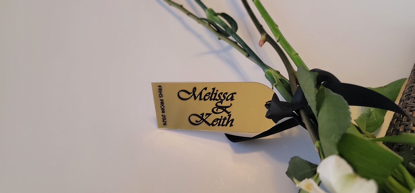 Bouquet Charm for Prom or Wedding