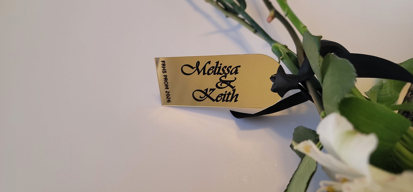Bouquet Charm for Prom or Wedding