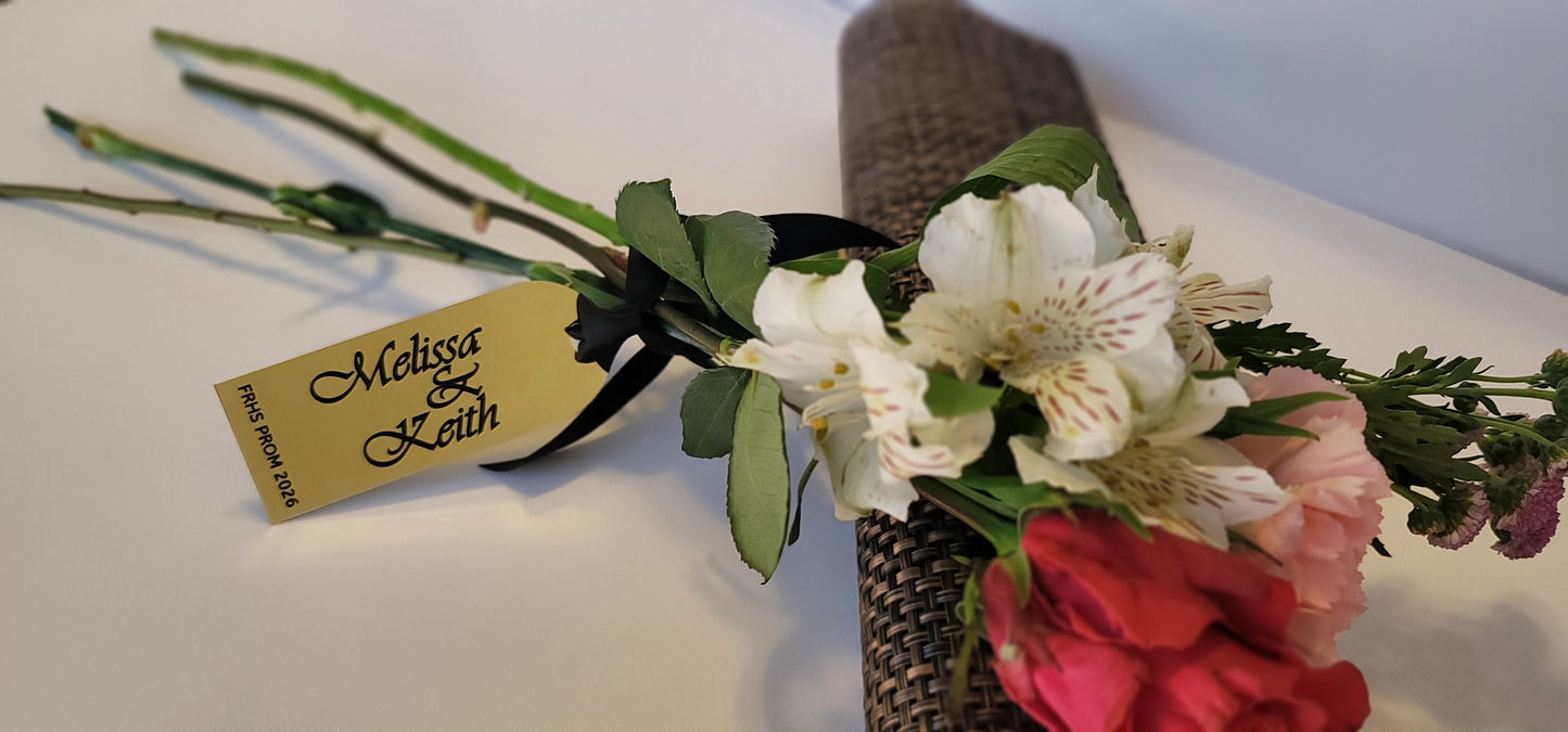Bouquet Charm for Prom or Wedding