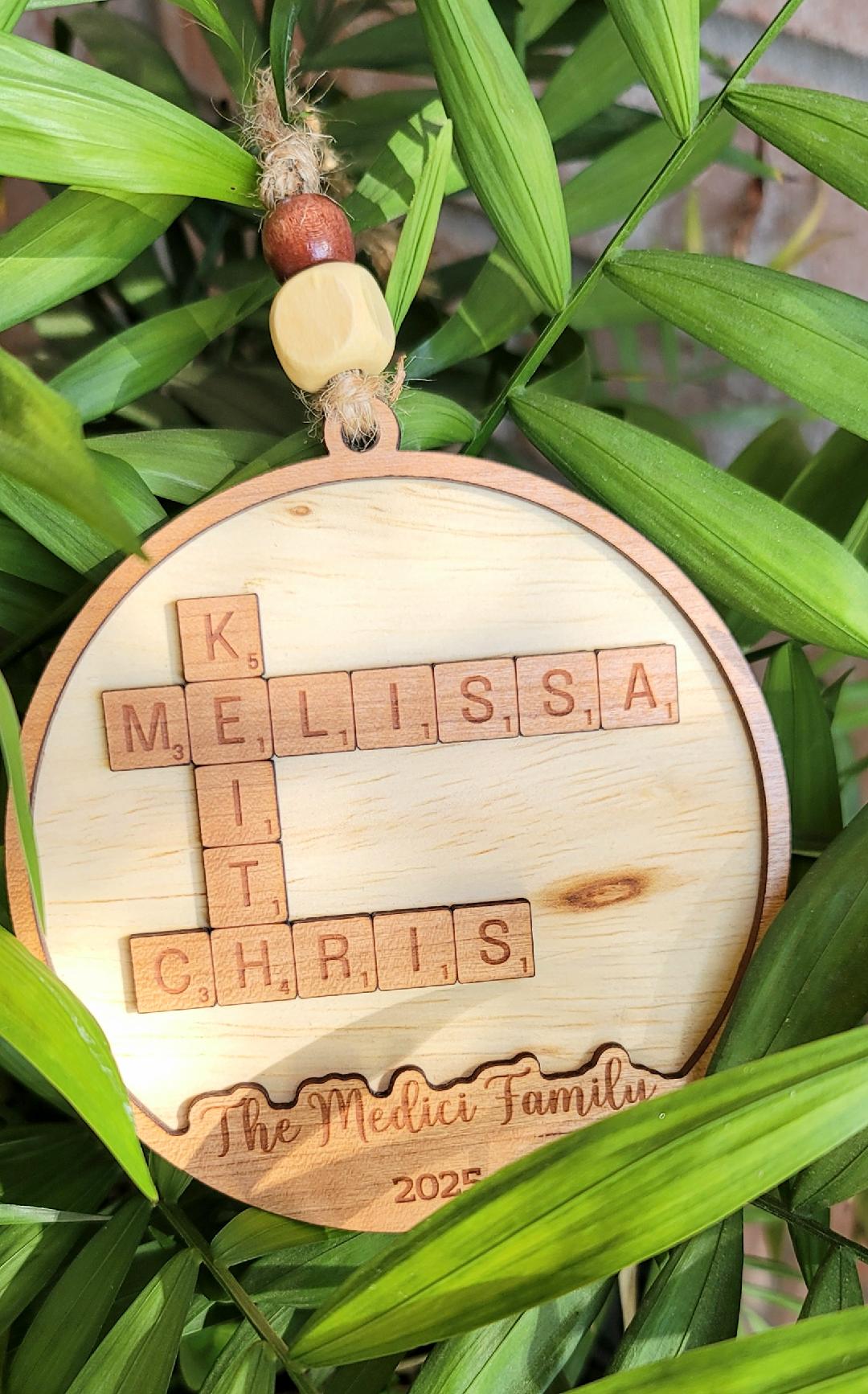 Family Name Ornament